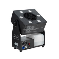 Machine à bulles automatique LED RGBW la plus vendue, utilisée pour les effets spéciaux de scène de mariage, avec DMX512 et télécommande.