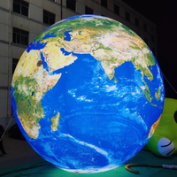 Ballon de globe de terre gonflable pour décoration d'événements personnalisés