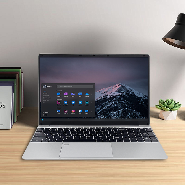 15.6 Inch Intel N5095 Laptop Custom Logo Wholesale 16GB RAM 128 256 512GB 1TB Office Business Laptop