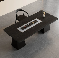 Bureau de travail ergonomique en bois massif, durable et minimaliste pour le bureau à domicile