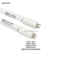 SNXIN haute qualité 80W 254nm lampe UV Long 843mm Tube de Quartz à haut rendement pour le traitement de l'eau médicale à domicile bureau hôtel AC