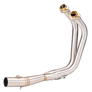 Tubo de Escape para Motocicleta CHMotor LEO TOC, Tubo Delantero con DB Killer para <span class=keywords><strong>Kawasaki</strong></span> <span class=keywords><strong>Vulcan</strong></span> S650 650s 650 S VN650 Pit Bike - Product Image 6