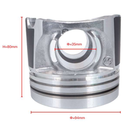Kit de chemises de cylindre et pistons pour JMC Jiangling 4D30G4 N800 Modèle EP1-6105-BBB FPI003T