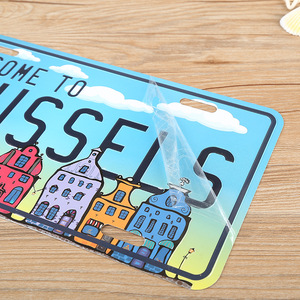 Placa de Matrícula Personalizada Estándar de EE. UU., en Aluminio Metálico, Relieve/Plana, Acabado Brillante Impermeable, Decoración para Automóvil - Product Image 6