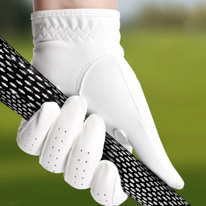 Dericsson Unisex PU Leather <b>Golf</b> Gloves Anti Slip Wear Resistant Sweat Absorbing Breathable Outdoor Sports Training Hand Gloves - Product Image 2