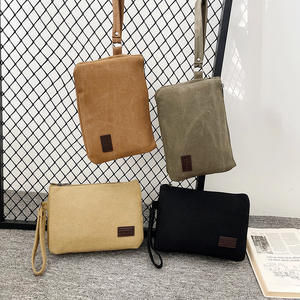 New Trendy <b>Mens</b> Canvas Clutch Bag Waterproof Oxford Envelope Wallet Casual Fabric Hand Carry <b>Pouch</b> - Product Image 4