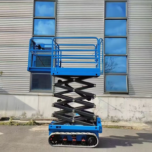 चीनी निर्माता इलेक्ट्रिक स्व-चालित 6 मीटर कैंची लिफ्ट हवाई कार्य मंच वैकल्पिक 450 किलोग्राम क्षमता ट्राइसाइकिल कैंची लिफ्ट - Product Image 4