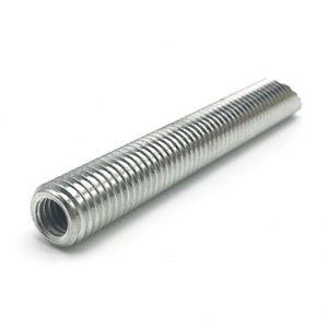 Barra Filettata Acme <span class=keywords><strong>DIN</strong></span> <span class=keywords><strong>975</strong></span>, Barra Filettata Cava Zincata, Doppio Bullone CNC M10 12mm 8mm UNC A2, Inserti Filettati in Acciaio Inox M6 - Product Image 4
