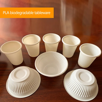 Balle de riz biodégradable pla plaque conteneur boîte vaisselle assiette faisant la machine jetable boîte alimentaire conteneur faisant la machine