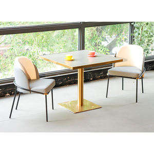 Ensemble <span class=keywords><strong>de</strong></span> <span class=keywords><strong>6</strong></span> tables rondes <span class=keywords><strong>en</strong></span> marbre scandinave et combinaison <span class=keywords><strong>de</strong></span> meubles <span class=keywords><strong>de</strong></span> maison, housse <span class=keywords><strong>en</strong></span> cuir moderne, chaise <span class=keywords><strong>de</strong></span> salle à manger <span class=keywords><strong>en</strong></span> <span class=keywords><strong>tissu</strong></span> - Product Image 3