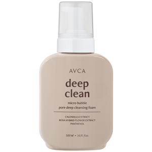 Espuma Limpiadora de Poros con Microburbujas AVCA 500ml, Limpiador Facial Coreano de Limpieza Profunda, Exfoliación Suave, Baja Irritación para Uso Diario en Salón - Product Image 1