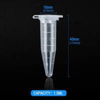 Tube centrifuge de laboratoire Bouchon de presse de laboratoire Micro Conique 1.5 ml Tube centrifuge