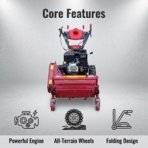 Trituratore d'<span class=keywords><strong>erba</strong></span>, Mini motozappa, Motore a benzina, Motozappa manuale, Manutenzione del <span class=keywords><strong>giardino</strong></span>, Triturazione efficiente dell'<span class=keywords><strong>erba</strong></span> - Product Image 2