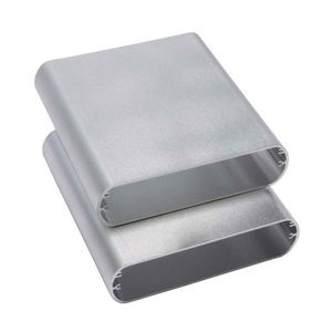 EBM Customizable Extruded 6063 Aluminum Alloy Junction Box IP54 Protection <b>Sandblasted</b> Surface Electronic Enclosure (Model - Product Image 6