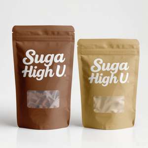 MOQ bajo personalizado con válvula a prueba de humedad 70g 100g 150g Bolsa con cremallera de pie Bolsa de embalaje Mylar - Product Image 3