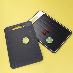 Professional Fast Thawing Defrosting Cutting Board Garlic <b>Grinder</b> Food Grade Anti-Slip pp <b>Plastic</b> Aluminum Metal Chopping Board - Product Image 3