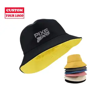 Wide Brim หมวกกันแดดทำจากไนลอน100%,หมวกชายหาดมัดย้อมสำหรับผู้ชายปักโลโก้ได้ตามต้องการ