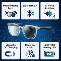 Lunettes Intelligentes Audio Bluetooth F67 2026, Nouveauté, avec Résumé de Réunion, Carte Mentale IA, Traduction, Son HD, Lecture Musicale, Design Classique pour Hommes et Femmes