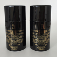 Bâton noir mat, 50 pièces, emballage de bâton déodorant rond en plastique 75g