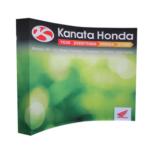 Exhibidores de Publicidad Personalizados para Ferias Comerciales y Eventos, Soporte de Banner Ajustable, Pared de Fondo Retráctil Portátil para Marketing - Product Image 5