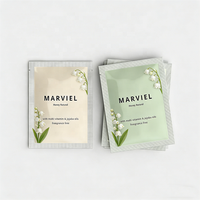 Bolsa de Embalaje Personalizada para Muestras de Crema de Manos en Formato Viaje, Bolsa de Embalaje Impresa con Lámina para Cosméticos, Bolsa Compostable para Productos para el Cuidado de la Piel