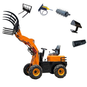 Tractor Agrícola de 4 Ruedas Motrices con Minicargador Frontal, Compacto, Rendimiento Estable, Motor Certificado CE EPA - Product Image 1