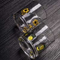 Usine ronde créative épaissie verre à boire bulle aigle nez froid bouilloire Transparent Patch eau verre boisson tasses tasse ensemble