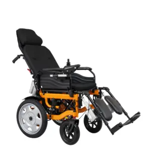 Fauteuil roulant électrique entièrement automatique, confortable et facile à utiliser, fauteuil roulant électrique simple et sûr