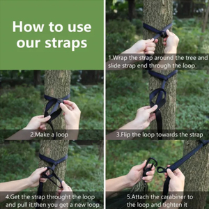 <span class=keywords><strong>Hamac</strong></span> de camping à ouverture rapide entièrement automatique avec moustiquaire, confortable pour l'extérieur, en taffetas de nylon 210T, avec sangles d'arbre - Product Image 6