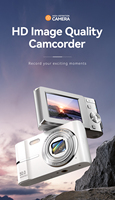 Kamera Digital Anak SourcingArk dengan Resolusi 4K, Zoom Optik 10x-20x, Lensa Ganda, Printer Thermal Mini, Foto Instan M03