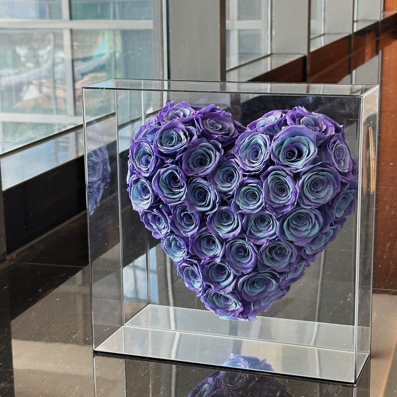 Large mirror love 353510cm-galaxy rose series