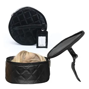 Вместительная сумка для хранения париков, портативная Пыленепроницаемая дорожная сумка для парика для салона