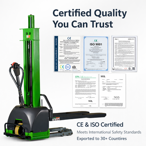 Apilador de Palés Profesional con Batería de Litio, Certificado CE, Equipo de Almacén, Directo de Fábrica, Apilador Autocargable - Product Image 3