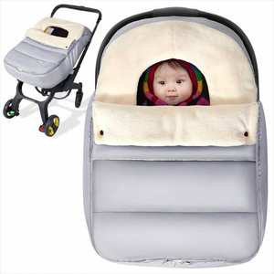 Funda Cálida para Asiento de Coche con Cremallera Extraíble para Bebés Niños y Niñas, Impermeable, Tipo Saco de Dormir - Product Image 4