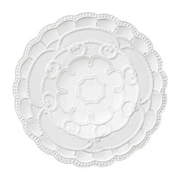Ensemble d'assiettes en céramique gaufrée Offre Spéciale ensembles de vaisselle en porcelaine blanche de fête de mariage de style français
