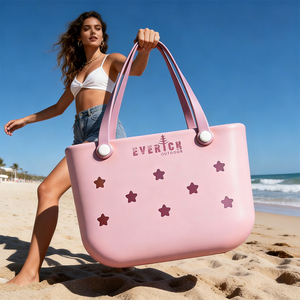 Nouveau sac de plage <span class=keywords><strong>en</strong></span> EVA grande capacité haute qualité antidérapant pique-nique <span class=keywords><strong>en</strong></span> plein air quotidien personnalisé bricolage breloques - Product Image 4