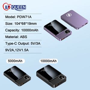 Batterie externe à affichage numérique OEM, charge rapide, Powerbank 10000Mah 5000Mah, mini batterie externe magnétique sans fil pour téléphone - Product Image 2