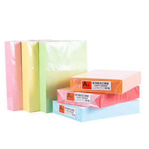 Commercio all'ingrosso 6 colori stampati pacchetto <span class=keywords><strong>di</strong></span> <span class=keywords><strong>carta</strong></span> fatta a mano 500 fogli 80g <span class=keywords><strong>A4</strong></span> dimensioni forniture per ufficio per le promozioni - Product Image 5