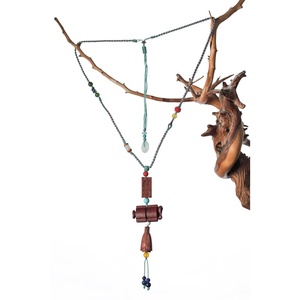 Collar de Madera de Jujube Thunderstruck, Collar Amuleto Protector Unisex Consecrado Contra el Mal - Product Image 1