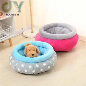 Wholesale Soft and Warm Pet Bed 60cm Dog Kennel/ Plush Cat Dog Nest Small Animal Sleeping Bed