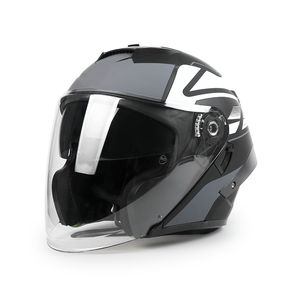 Usine de gros Motocross couleur jaune foncé Crash sécurité belle verre fantaisie dames casque de <span class=keywords><strong>moto</strong></span> à visage ouvert - Product Image 3