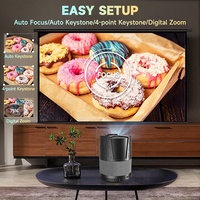 Proyector de Cine en Casa para Películas, TV, DVD, Videojuegos, LCD, 7500 Lúmenes