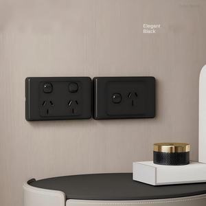 Enchufe e interruptor estándar australianos, toma de corriente dual USB AU, toma de corriente GPO individual con interruptor. - Product Image 3