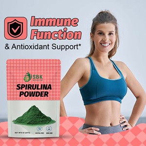 Soutient l'énergie et la résistance : Poudre de spiruline, protéine naturelle issue d'algues, poudre nutritive pour les soins antioxydants et immunitaires - Product Image 3