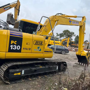 Excavatrice d'occasion Komatsu 130 d'importation japonaise d'origine avec moteur Cummins, modèle 2024, poids opérationnel de 13 tonnes - Product Image 1