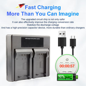 LCD ışık ile RingTeam DMW-BMB9 elektrik pili çifte şarj makinesi FZ40K FZ45K FZ47K FZ48K FZ60 FZ62 <span class=keywords><strong>FZ70</strong></span> kameralar ile uyumlu - Product Image 3