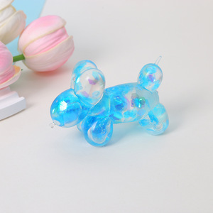 Wholesale Maltose New Design Pentagon <b>Glitter</b> Balloon Dog Squeeze Stress Relief Toy Squeeze Stress <b>Ball</b> Classic Birthday Gift - Product Image 3