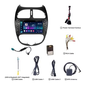 Radio de coche Android 2Din para Peugeot 206 206CC 206SW 2000 - 2008 7 pulgadas reproductor Multimedia Carplay estéreo autorradio navegación GPS - Product Image 6
