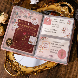 Taccuino Deluxe con Copertina Rigida - Serie 'Adele's Rose Manor', Pagina Pop-Up 3D e Copertina con Stampa in Lamina Dorata, Diario di Lusso - Product Image 4