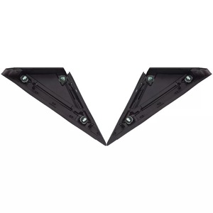 Triangular Trim <b>Strips</b> For Cadillac Rearview Mirrors 22774041 22774040 <b>Plastic</b> Full Set - Product Image 3